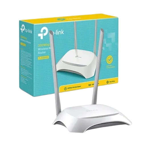Wireless router with retail packaging